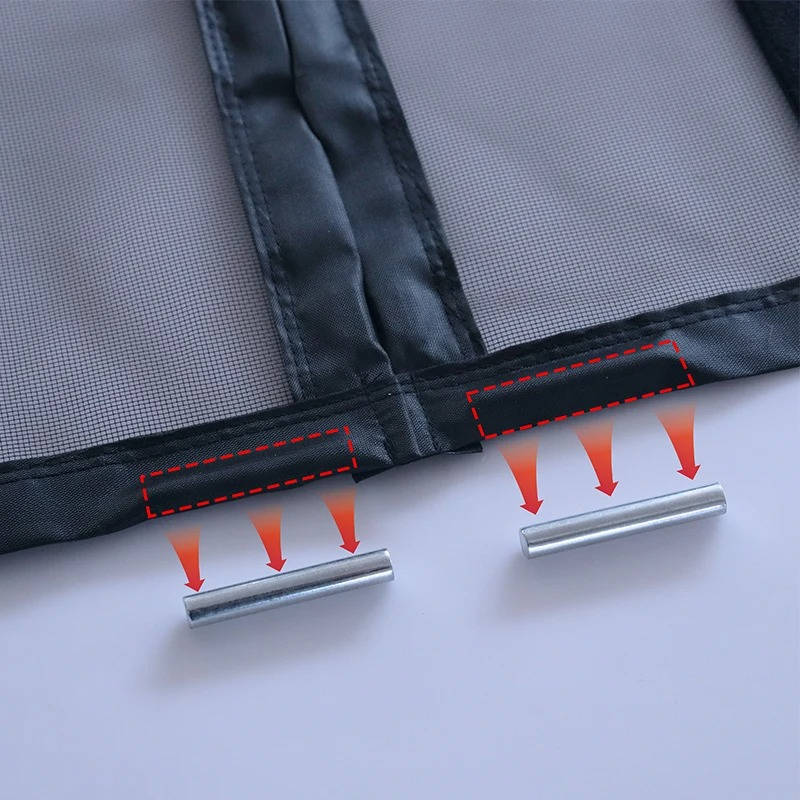 Adjustable Magnetic Mesh Screen Door