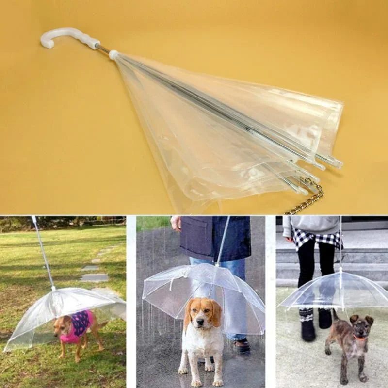 Pet Friendly Rain Umbrella with Handle
