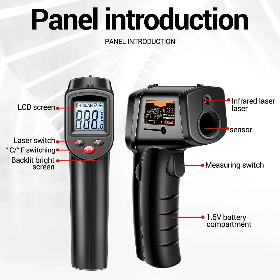 Accurate Digital Temperature Gun Scanner