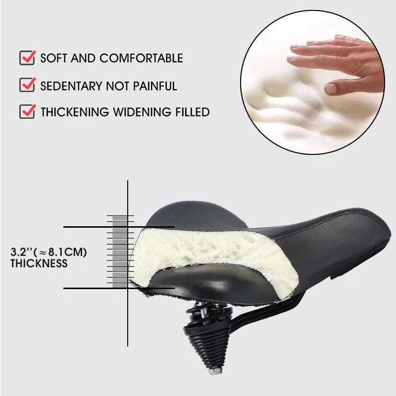 Ultra Comfort Bike Seat For Cycling