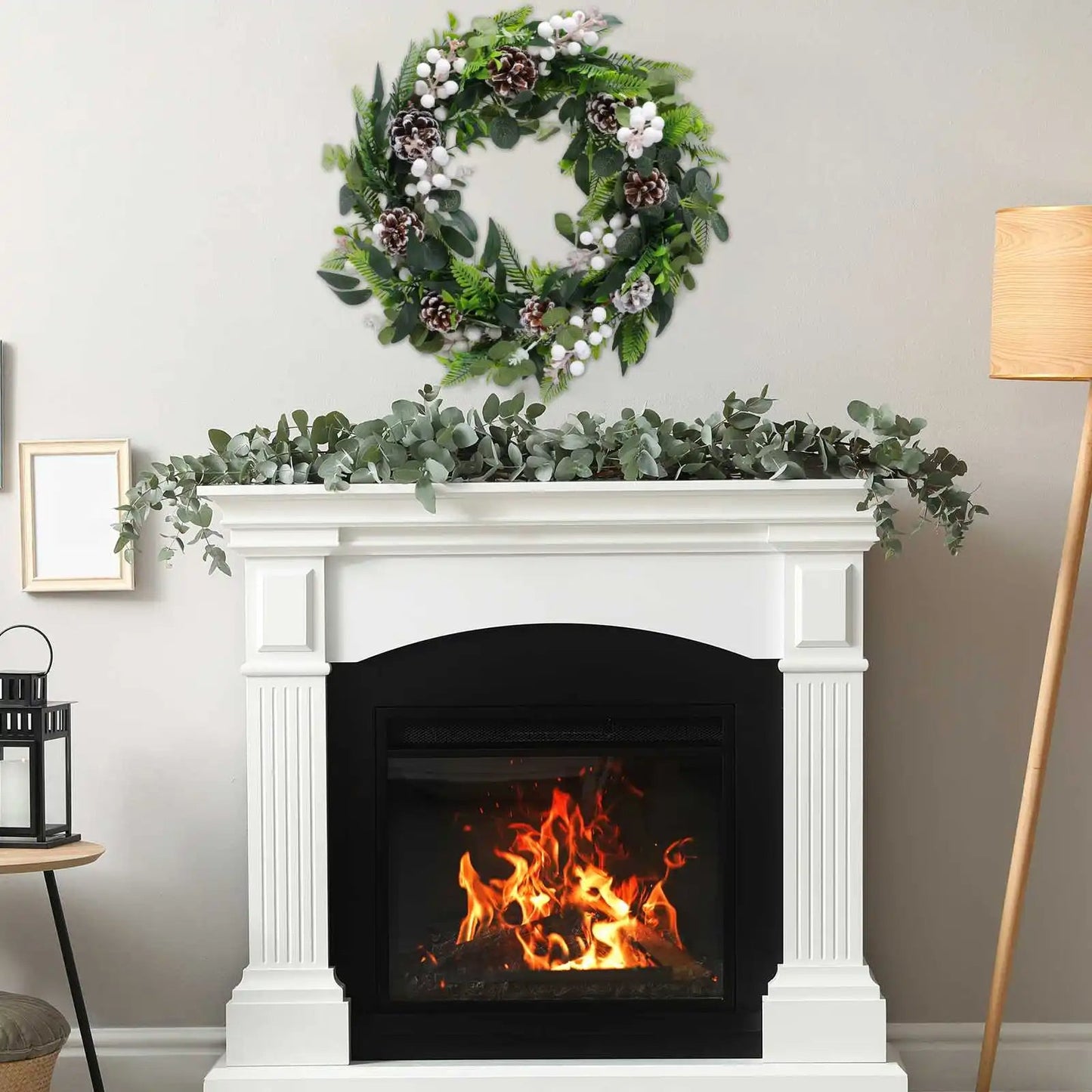 Fresh Green Eucalyptus Wreath - Befez