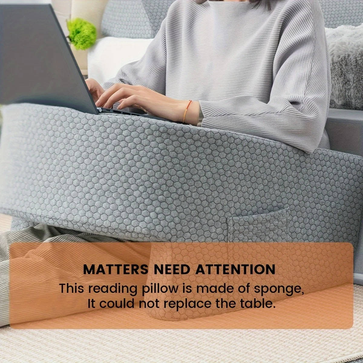 Soft Bed Rest Reading Pillow