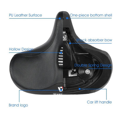 Ultra Comfort Bike Seat For Cycling