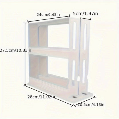 Rotating Spice Storage Rack Holder
