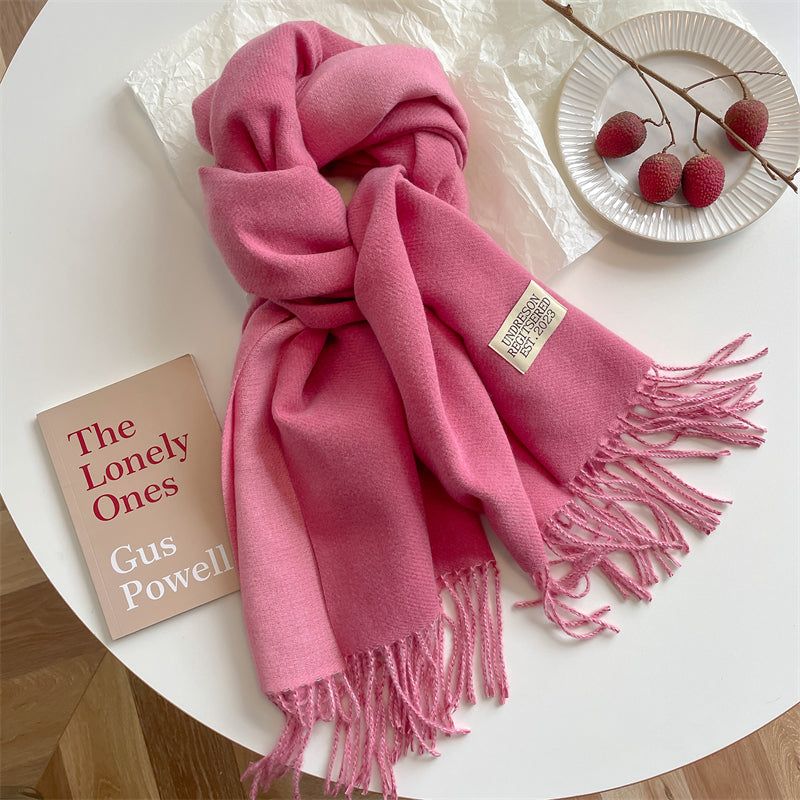 Soft Reversible Pashmina Scarf Wrap