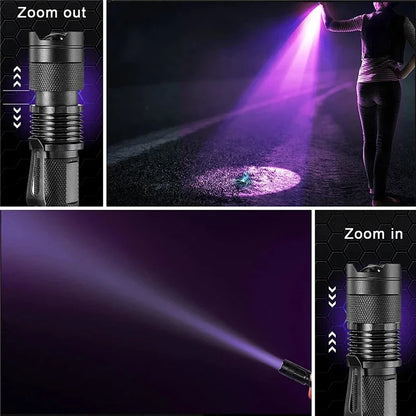 Powerful Black Light Detector Flashlight