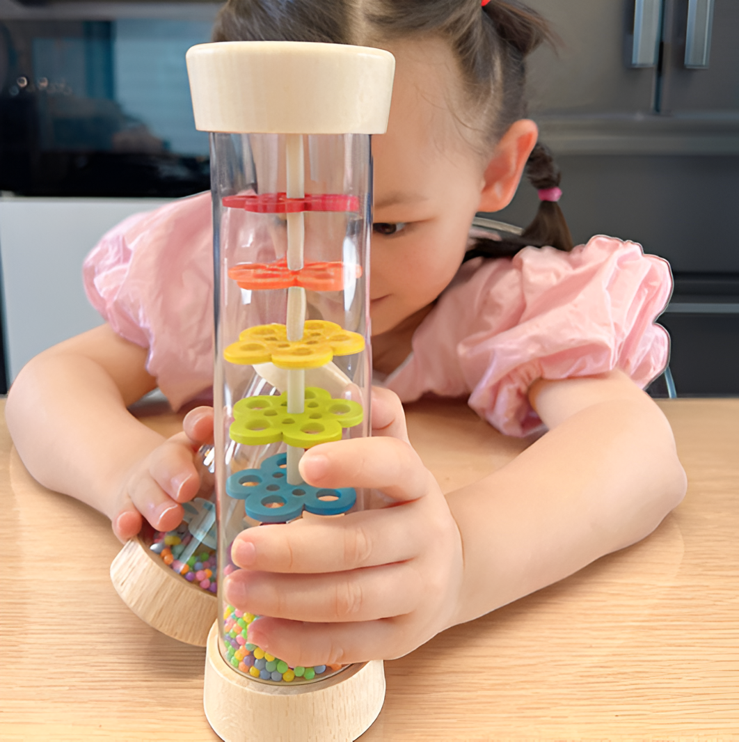 Calming Wooden Rain Sound Toy