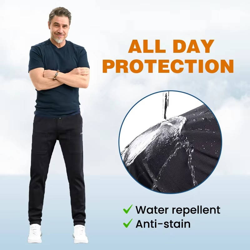 Flexible Mens Cargo Pants with Multiple Pockets