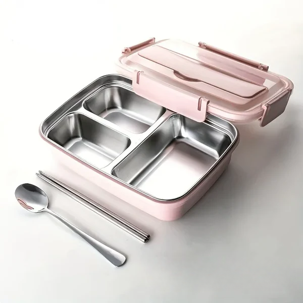 Spill-proof Stainless Steel Food Container