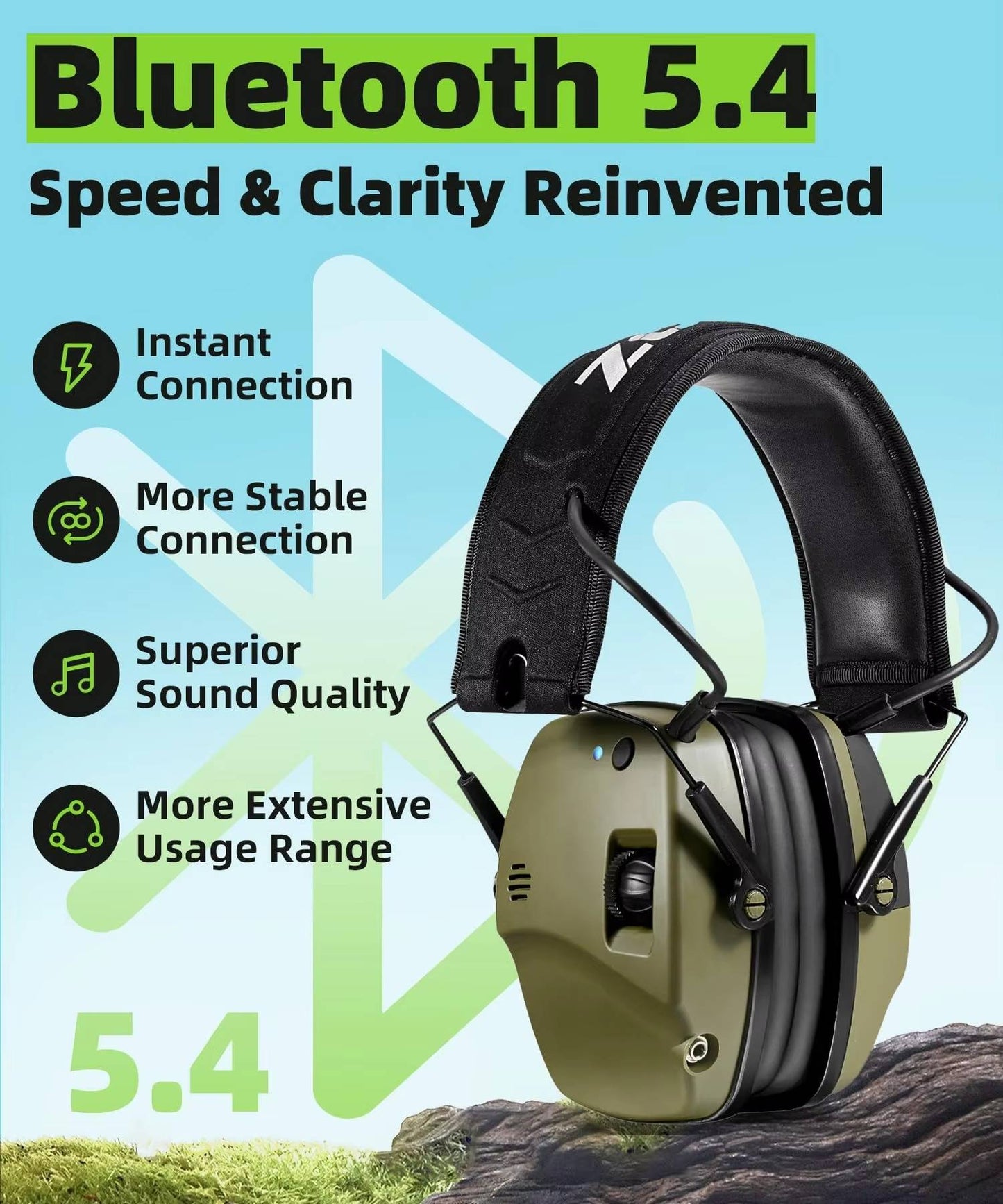 Soundproof Gun Range Hearing Protection Ear Muffs
