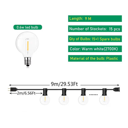Bright Garden Party Lights