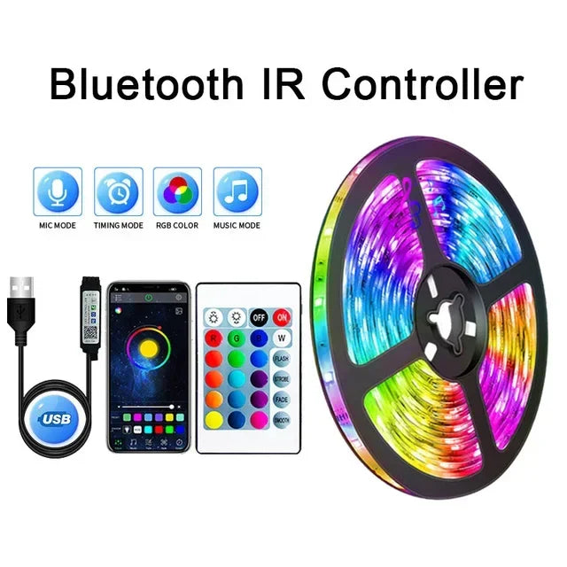 Colorful LED Light Strip for Home and TV