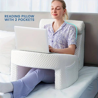 Soft Bed Rest Reading Pillow