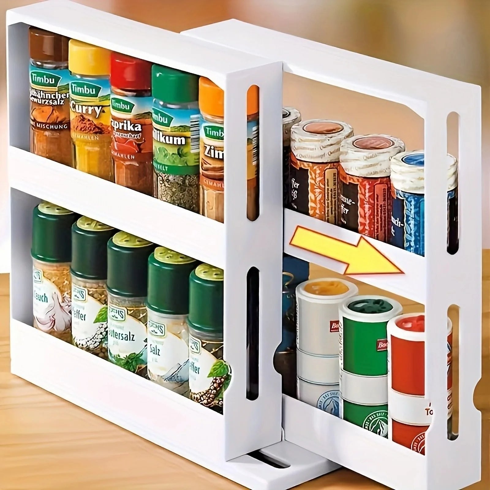 Rotating Spice Storage Rack Holder - Befez