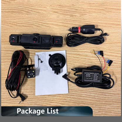 Dual Camera Car Dashboard Recorder With Night Vision