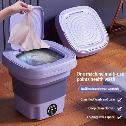 Compact Portable Mini Washer with Dryer