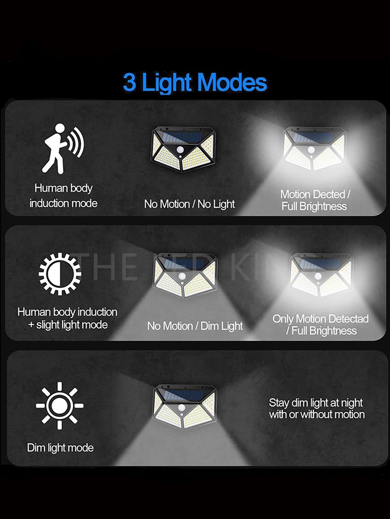 Outdoor Motion Sensor LED Landscape Lights
