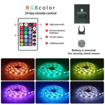 Colorful LED Light Strip for Home and TV