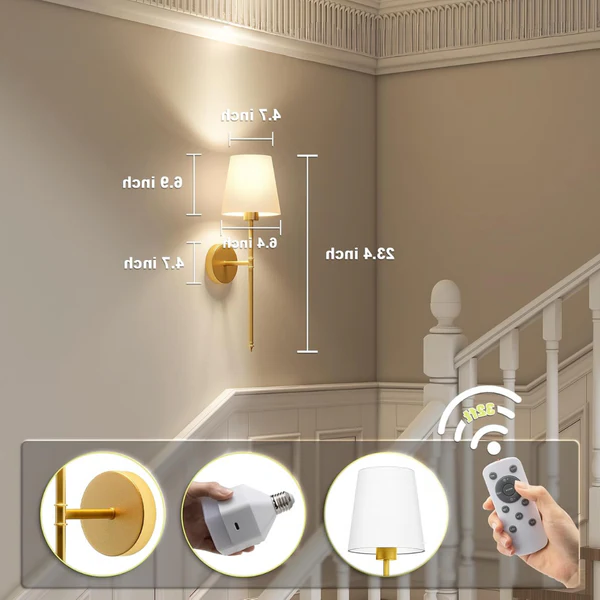 Cordless LED Wall Light