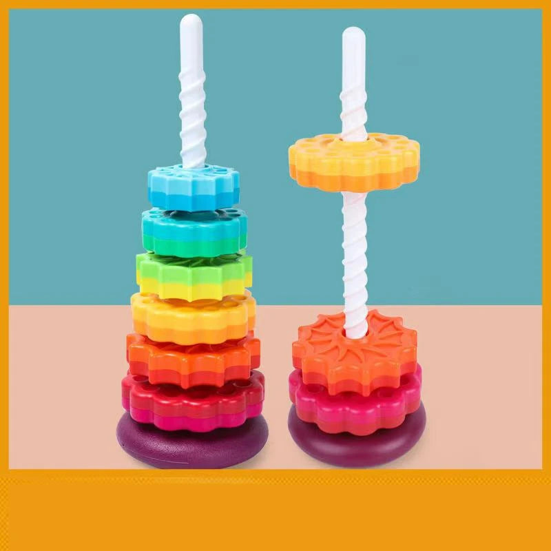 Fun Learning Colorful Tower Toy
