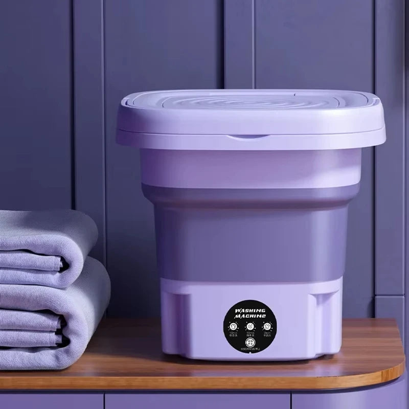 Compact Portable Mini Washer with Dryer