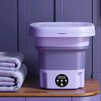 Compact Portable Mini Washer with Dryer
