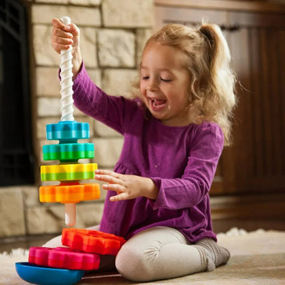 Fun Learning Colorful Tower Toy
