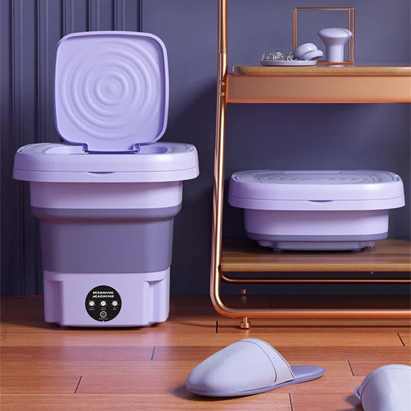 Compact Portable Mini Washer with Dryer