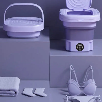 Compact Portable Mini Washer with Dryer