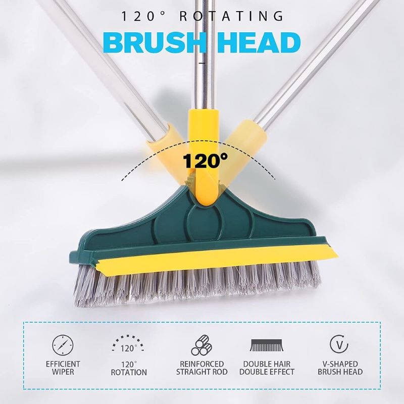 Dual Action Floor Scrubber Brush Cleaner