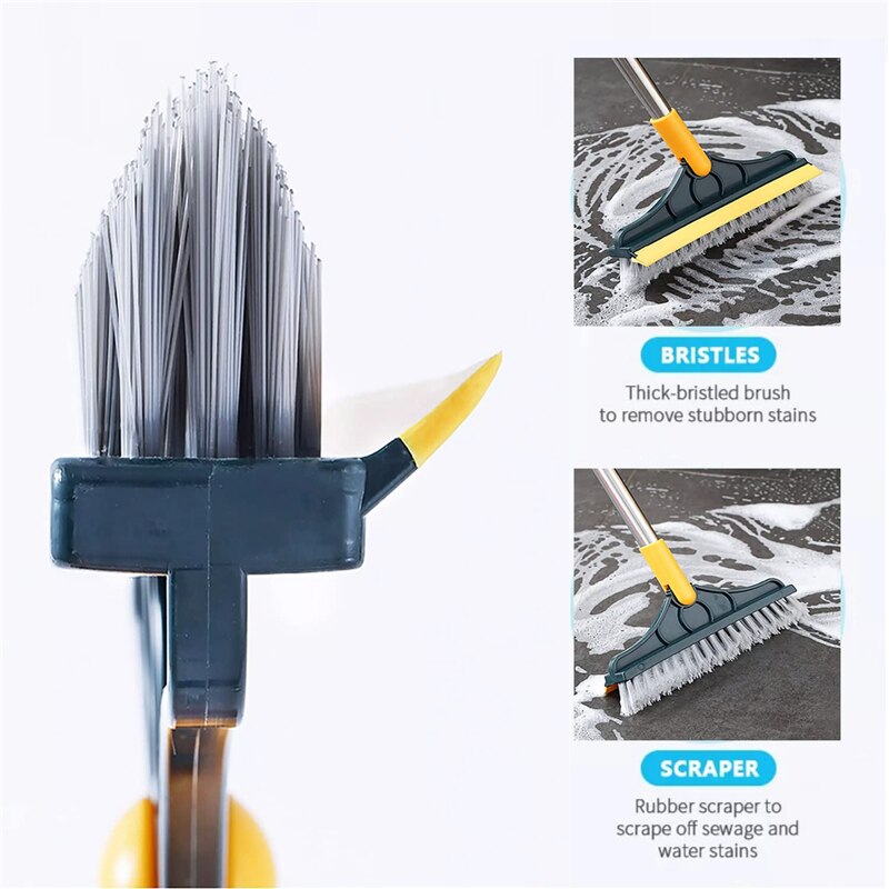 Dual Action Floor Scrubber Brush Cleaner