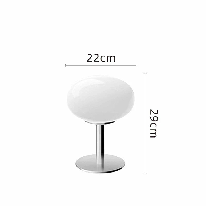 Stylish Glass Desk Lamp with Soft LED Light