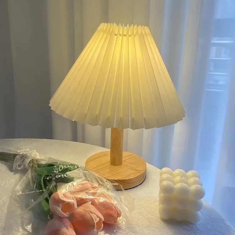 Rustic Wooden Befez Table Lamp