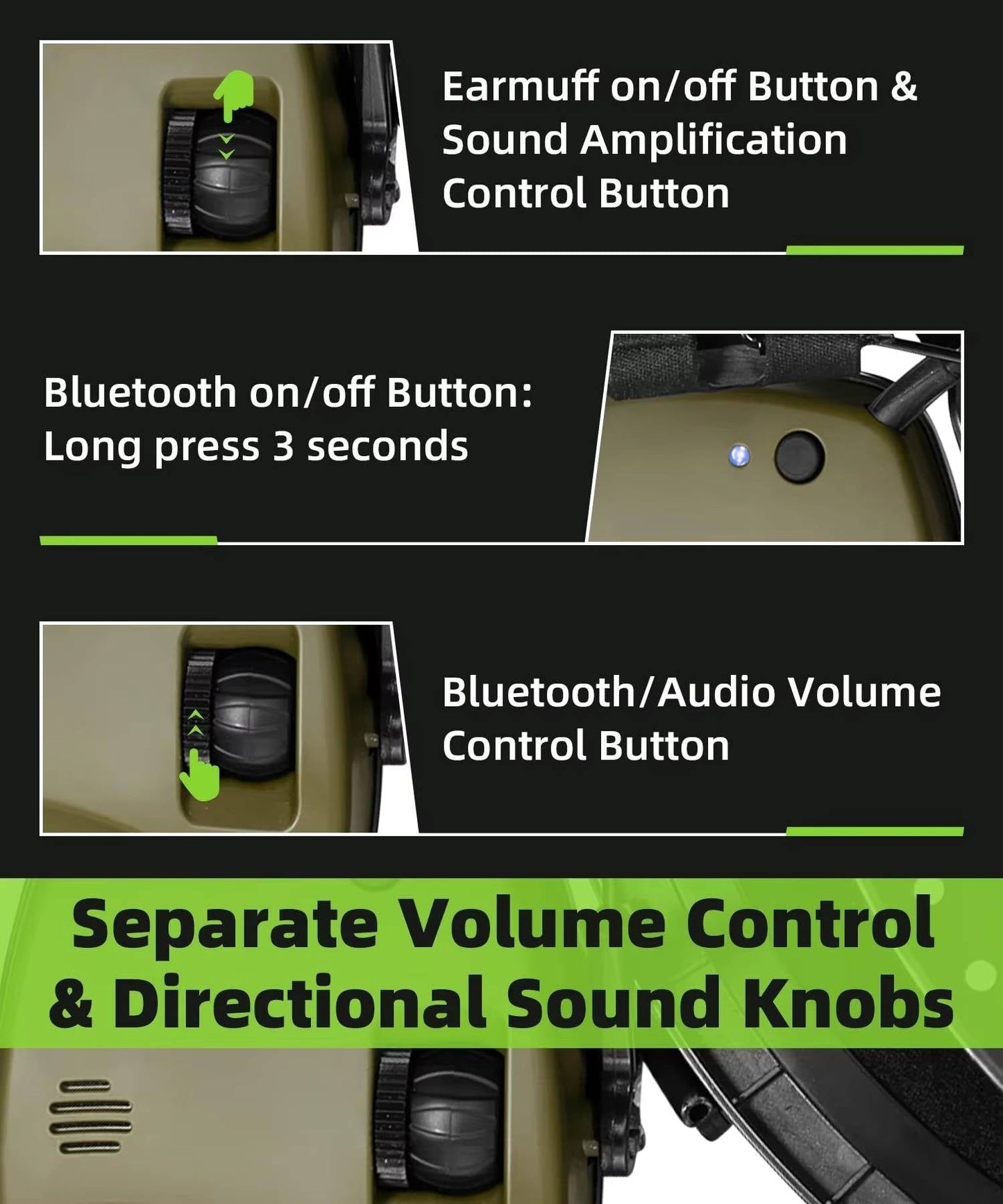 Soundproof Gun Range Hearing Protection Ear Muffs
