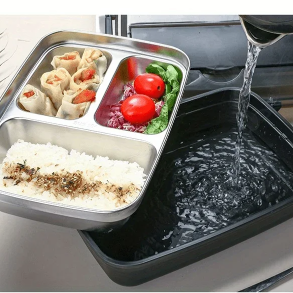 Spill-proof Stainless Steel Food Container