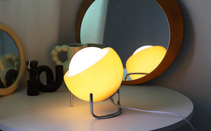 Elegant Clear Glass Desk Lamp