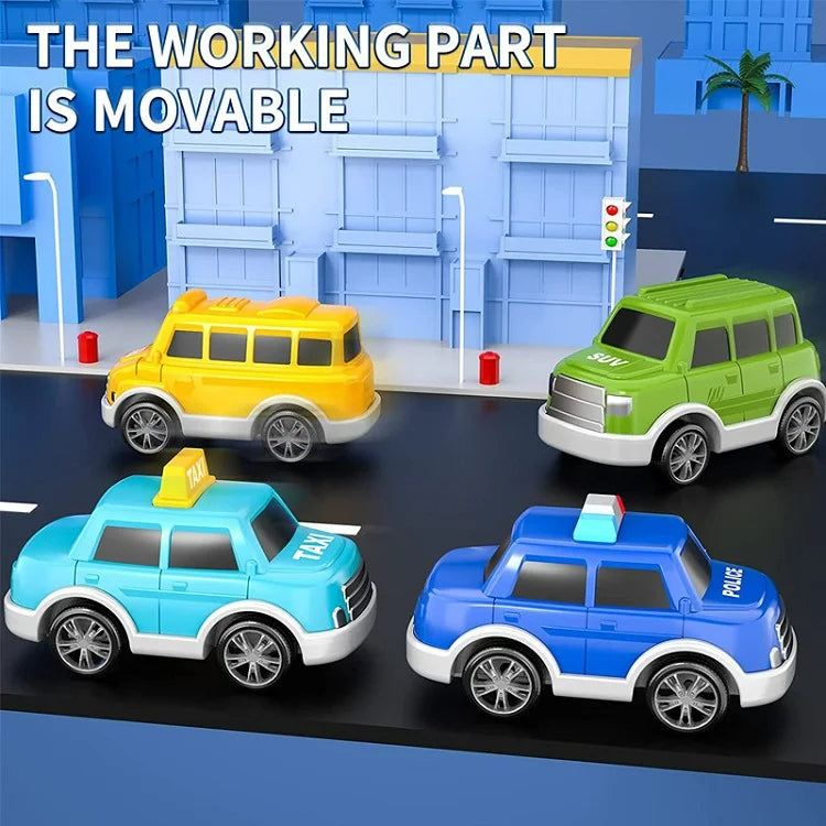 Colorful Toy Trucks - Playset with Lights and Music