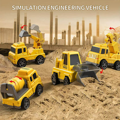 Colorful Toy Trucks - Playset with Lights and Music