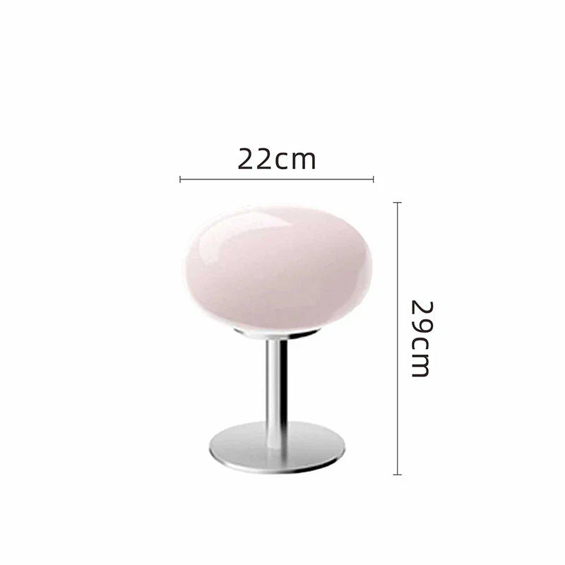 Stylish Glass Desk Lamp with Soft LED Light
