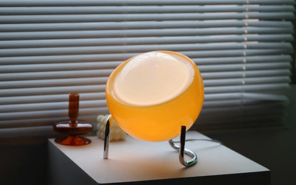 Elegant Clear Glass Desk Lamp