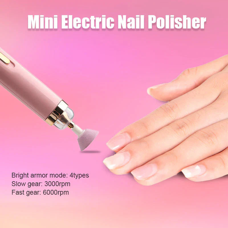 Compact 5-in-1 Nail Care Kit with LED Light
