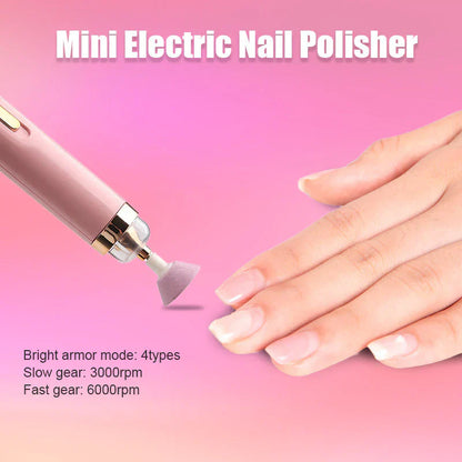 Compact 5-in-1 Nail Care Kit with LED Light