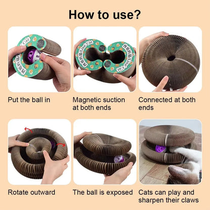 Fun Cat Scratching Post Board