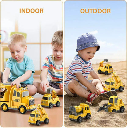 Colorful Toy Trucks - Playset with Lights and Music