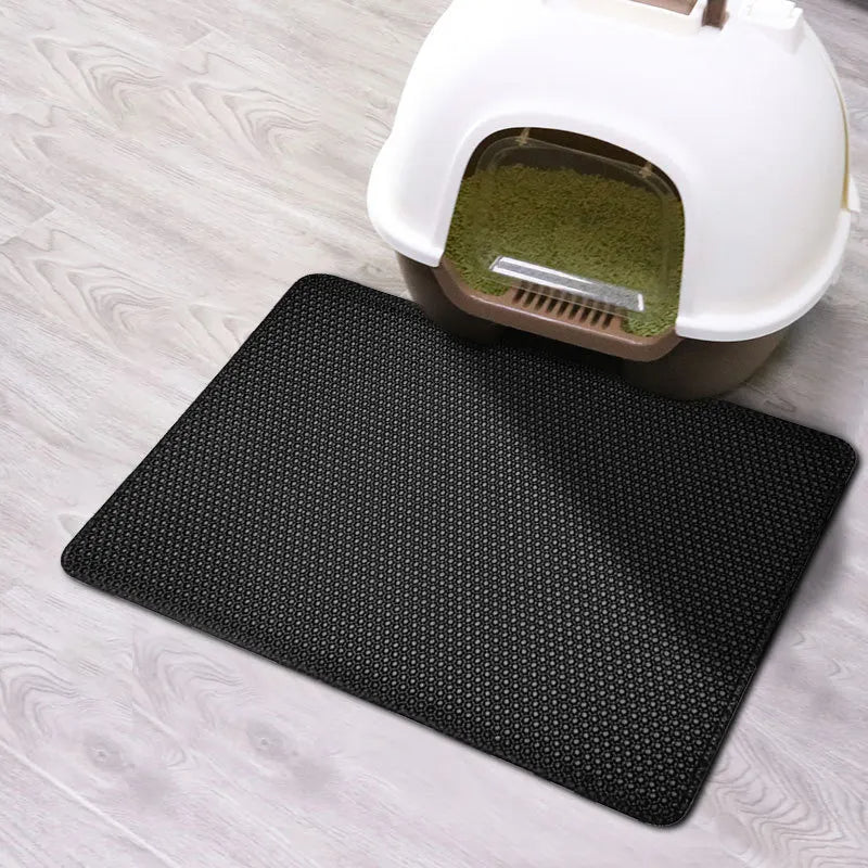 Practical Splash Proof Dual Layer Kitty Litter Mat