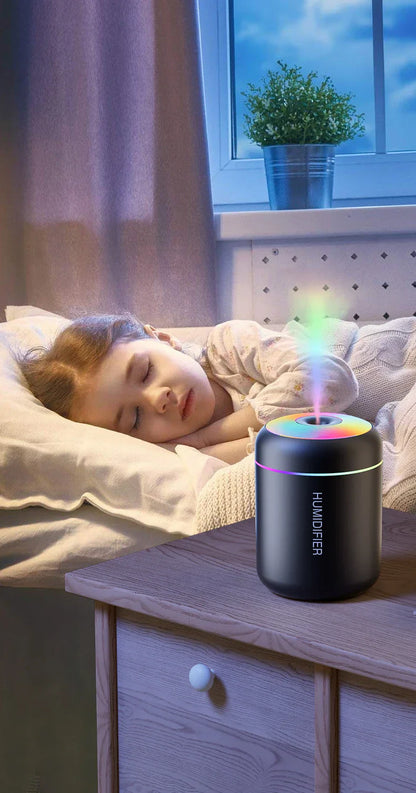 Compact Portable USB Humidifier with Aromatherapy
