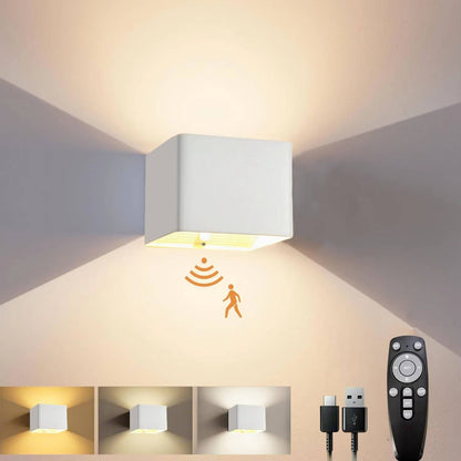 Smart Motion Sensor LED Wall Light with Remote