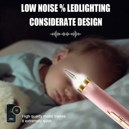 Compact 5-in-1 Nail Care Kit with LED Light