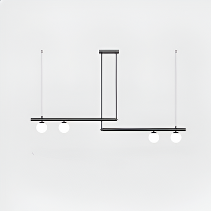 Modern Glass Linear Pendant Light