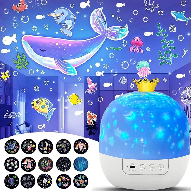 Colorful LED Nursery Nightlight Projector - Befez